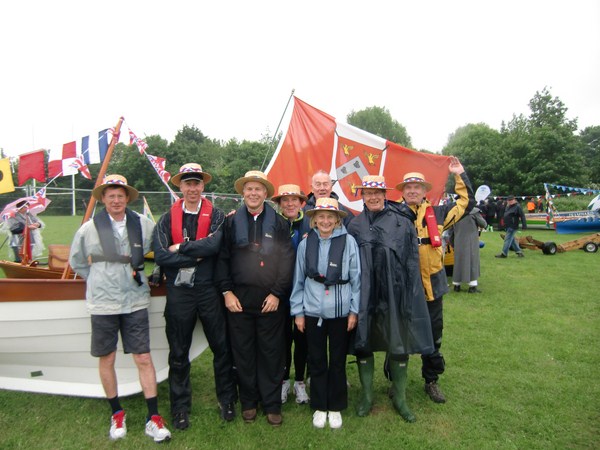 Just before the Diamond Jubilee Pageant